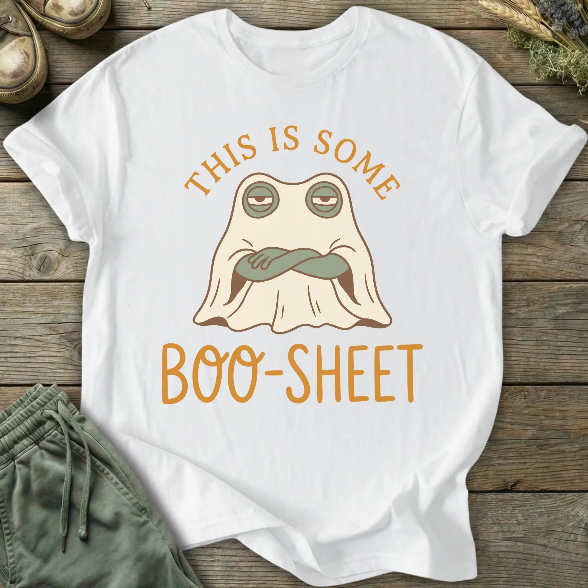 Printify T-Shirt Boo Sheet T-Shirt