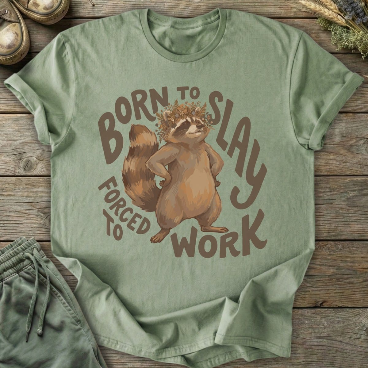 Printify T-Shirt Born To Slay T-Shirt