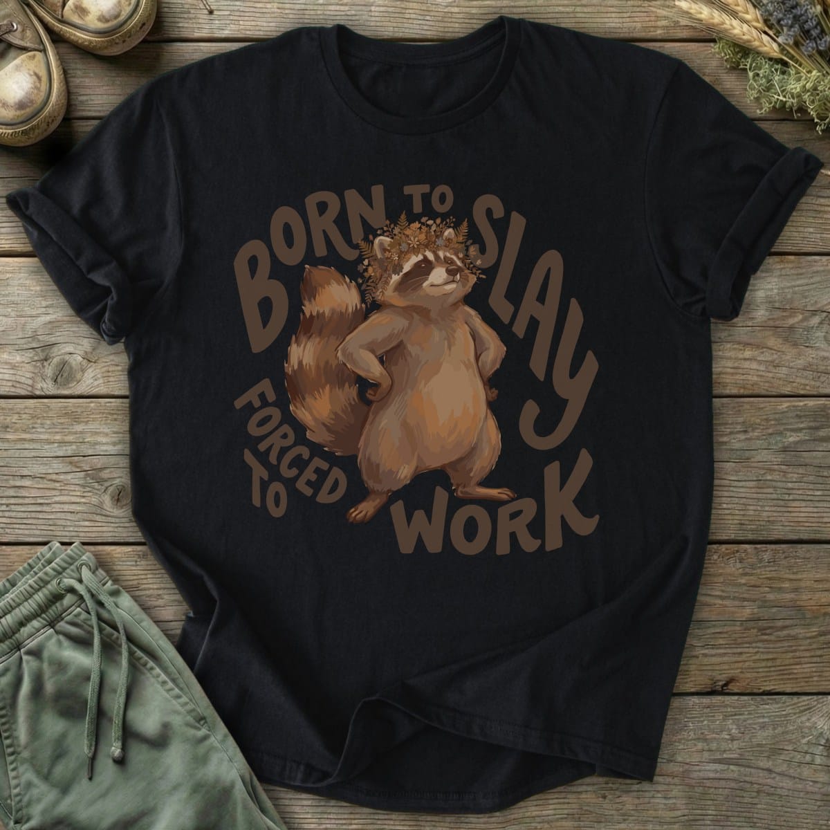 Printify T-Shirt Born To Slay T-Shirt