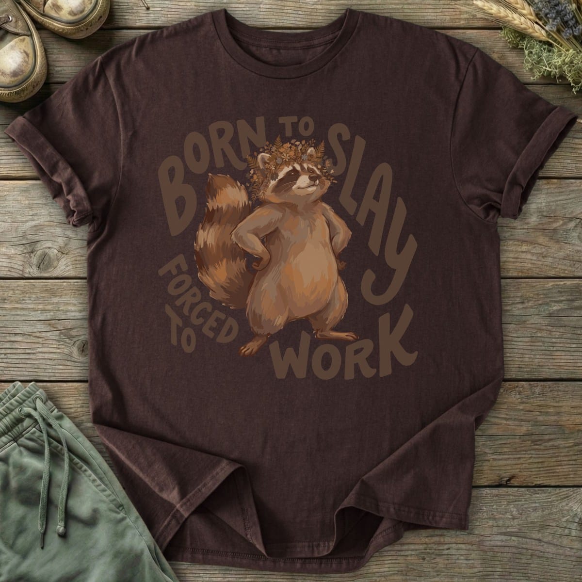 Printify T-Shirt Born To Slay T-Shirt