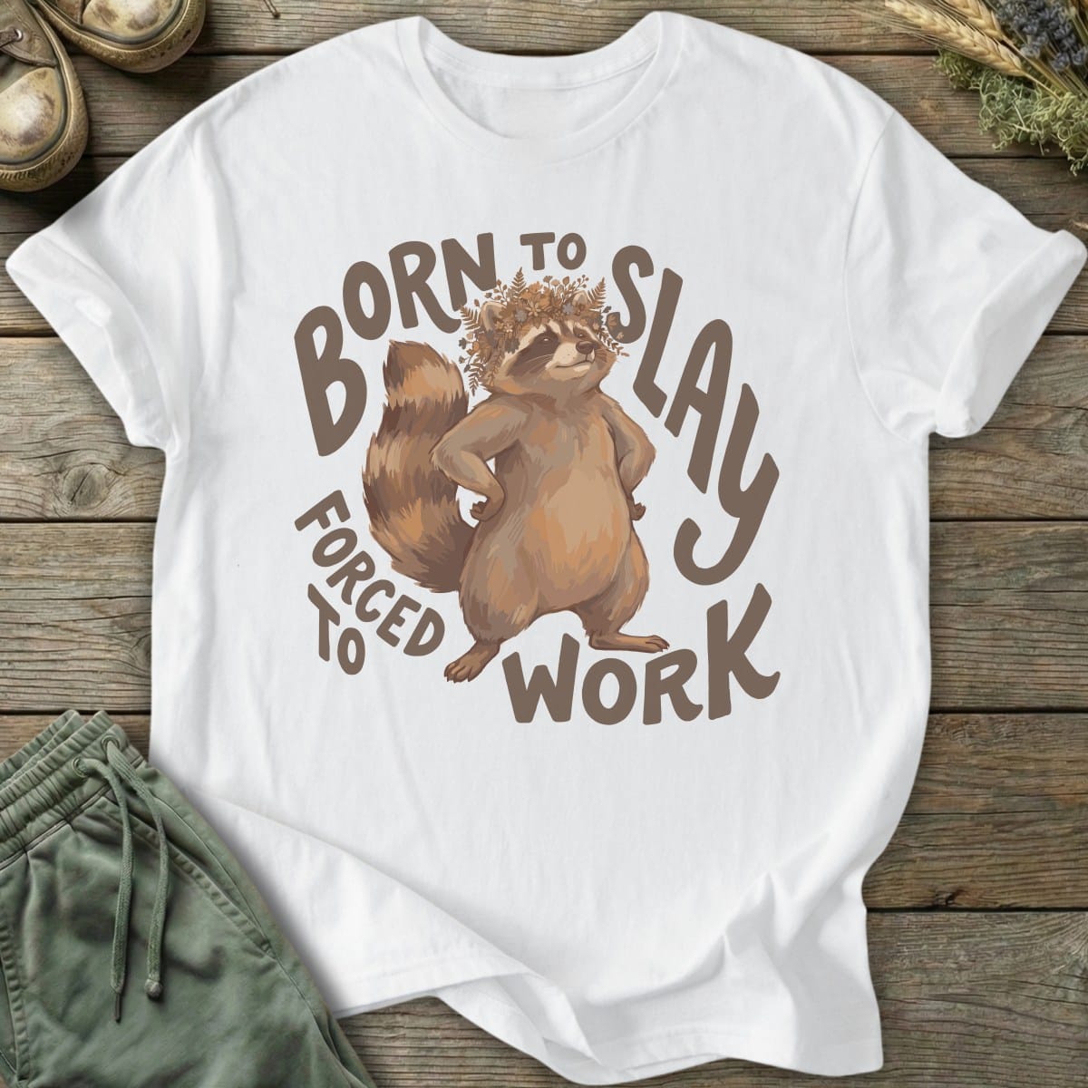 Printify T-Shirt Born To Slay T-Shirt