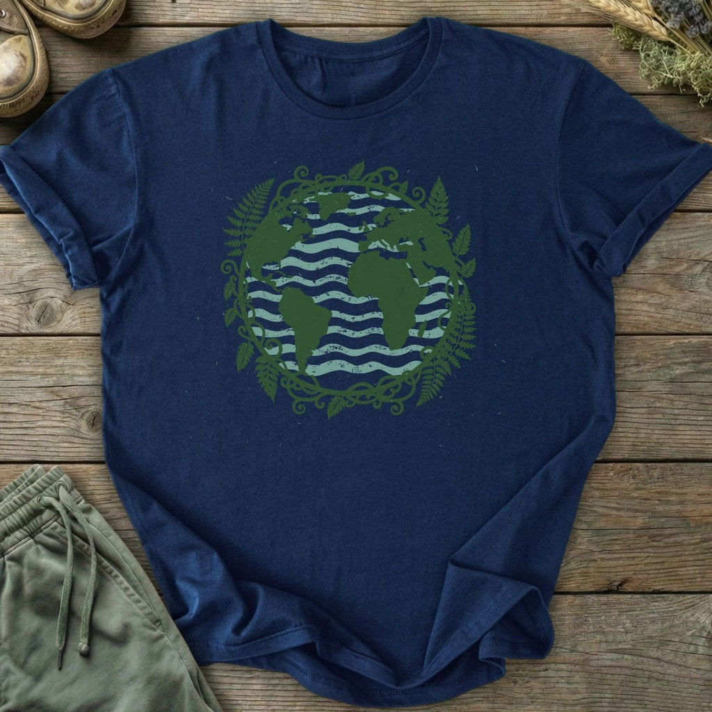 Printify T-Shirt Botanical Earth T-Shirt