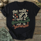 Printify T-Shirt Boundaries and Sunshine T-Shirt