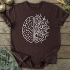 Printify T-Shirt Brain and Leaves T-Shirt