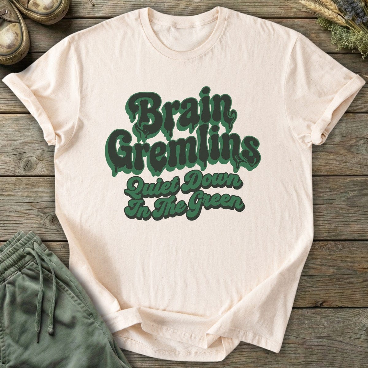 Printify T-Shirt Brain Gremlins T-Shirt