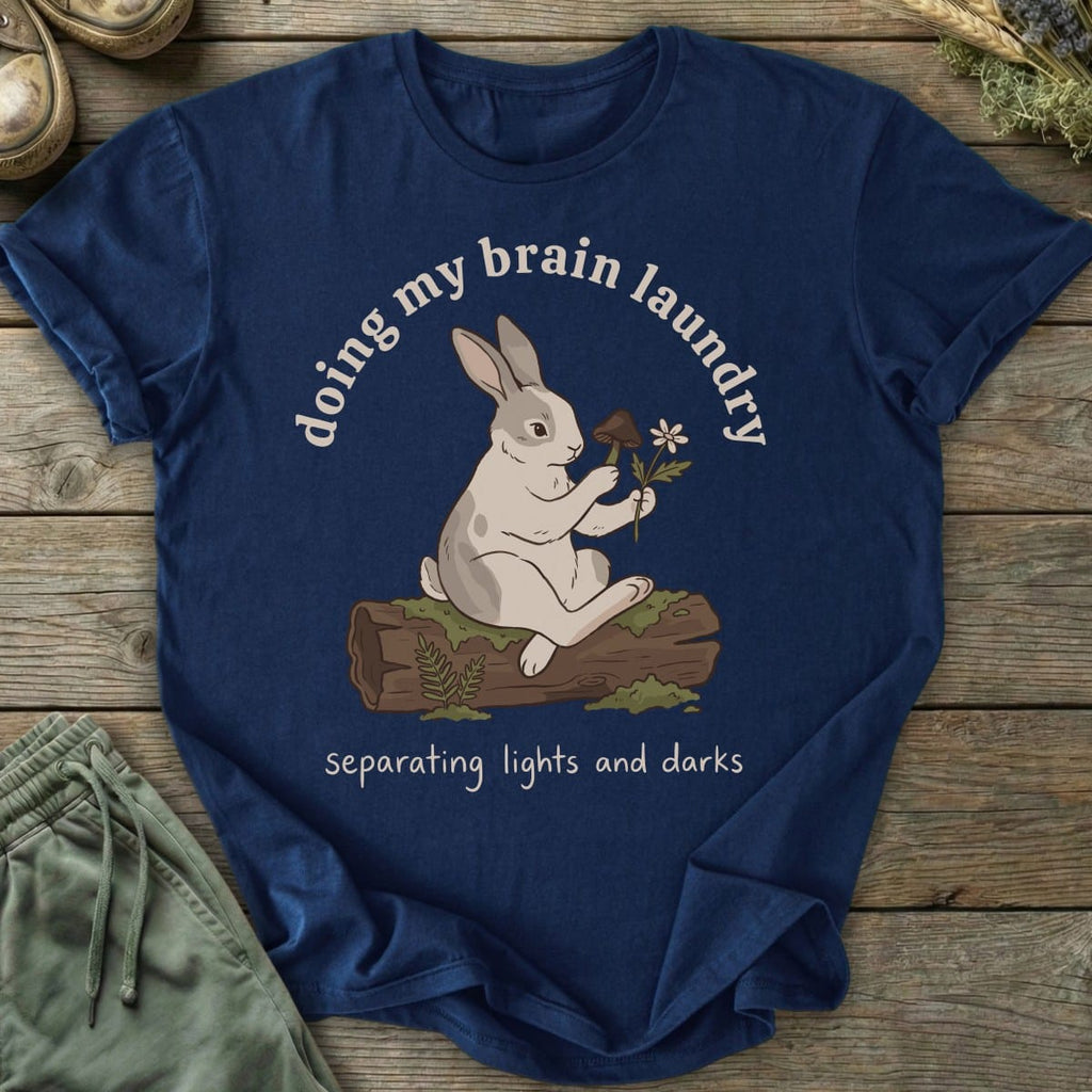 Printify T-Shirt Brain Laundry T-Shirt