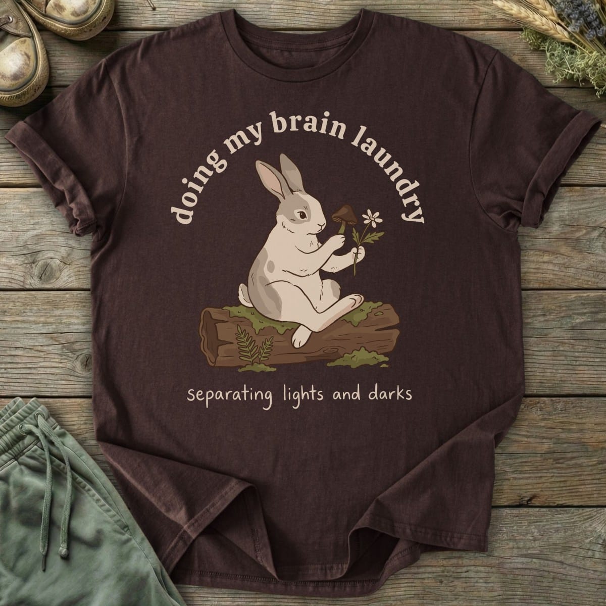 Printify T-Shirt Brain Laundry T-Shirt