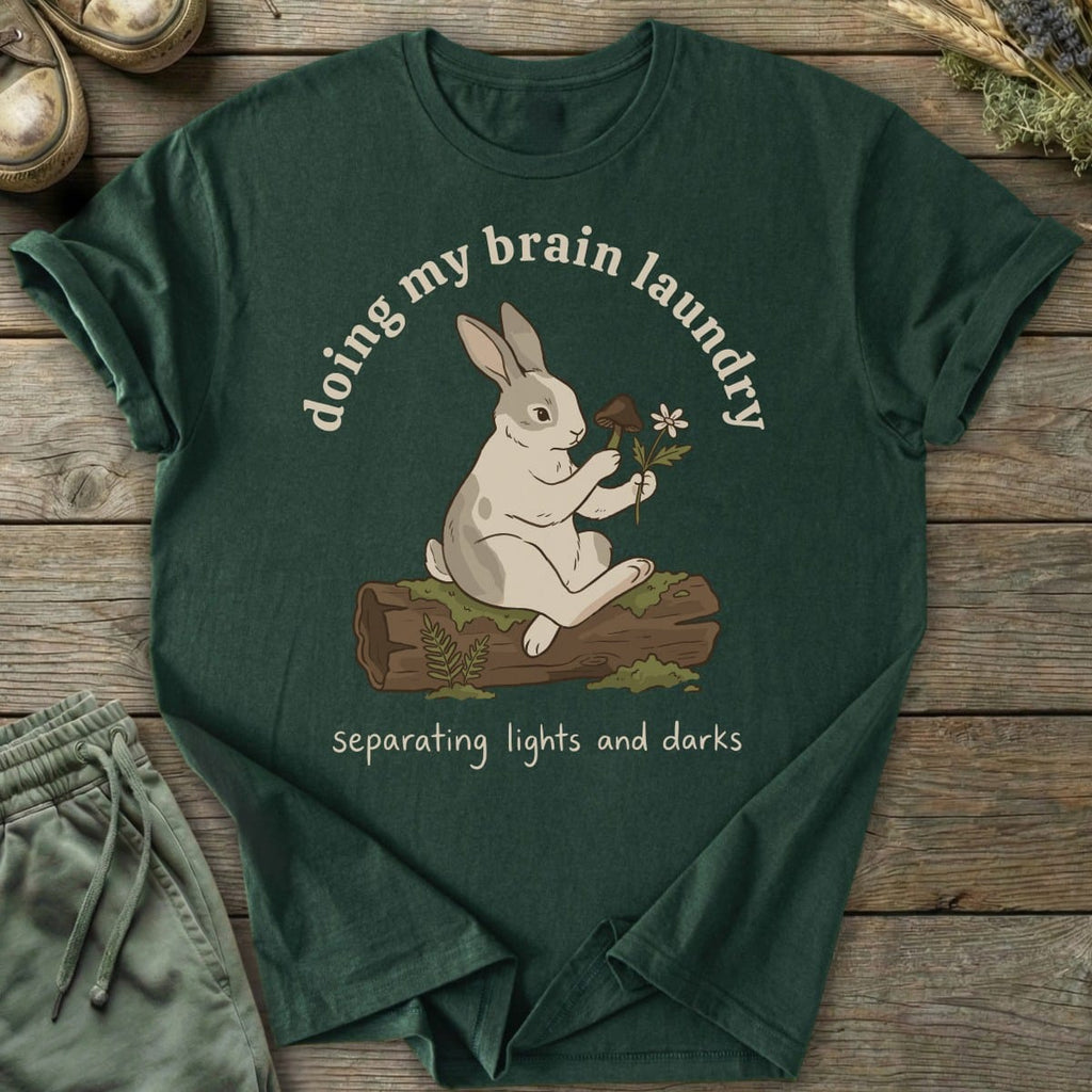 Printify T-Shirt Brain Laundry T-Shirt