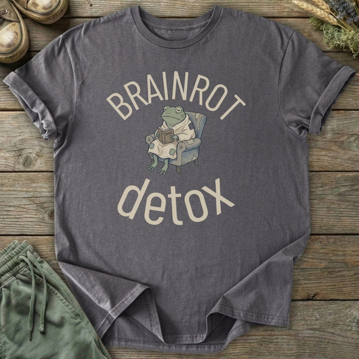 Printify T-Shirt Brainrot Detox T-Shirt