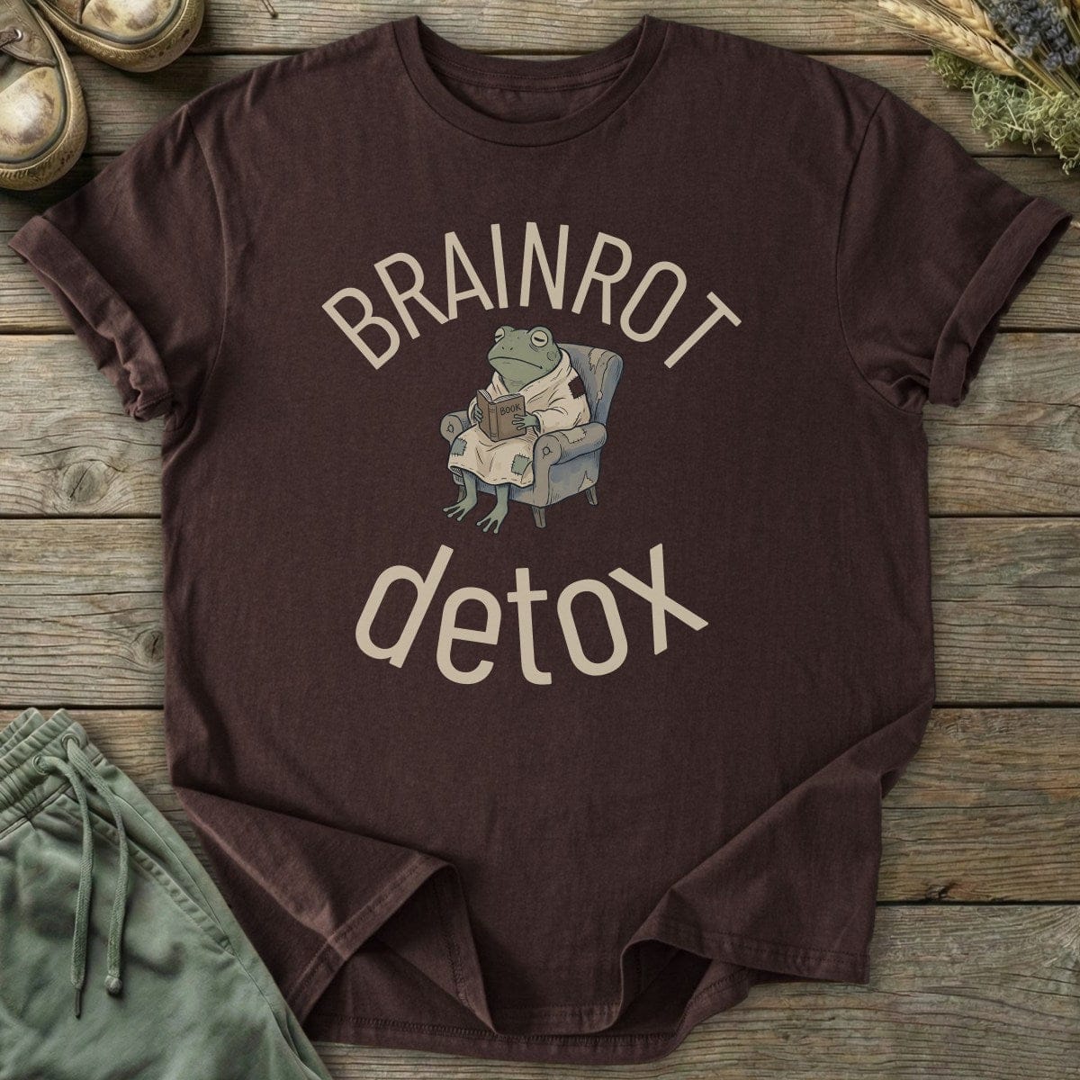 Printify T-Shirt Brainrot Detox T-Shirt