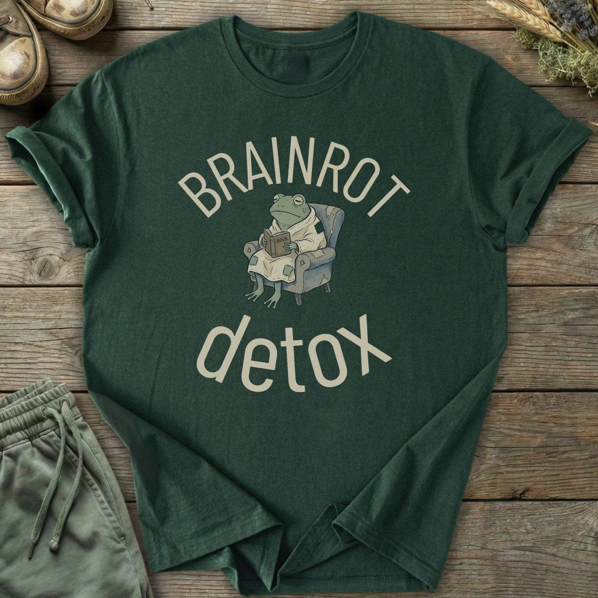 Printify T-Shirt Brainrot Detox T-Shirt