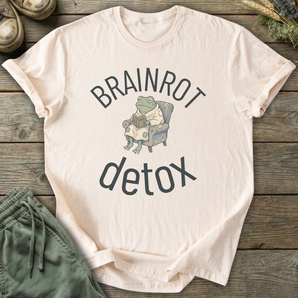 Printify T-Shirt Brainrot Detox T-Shirt