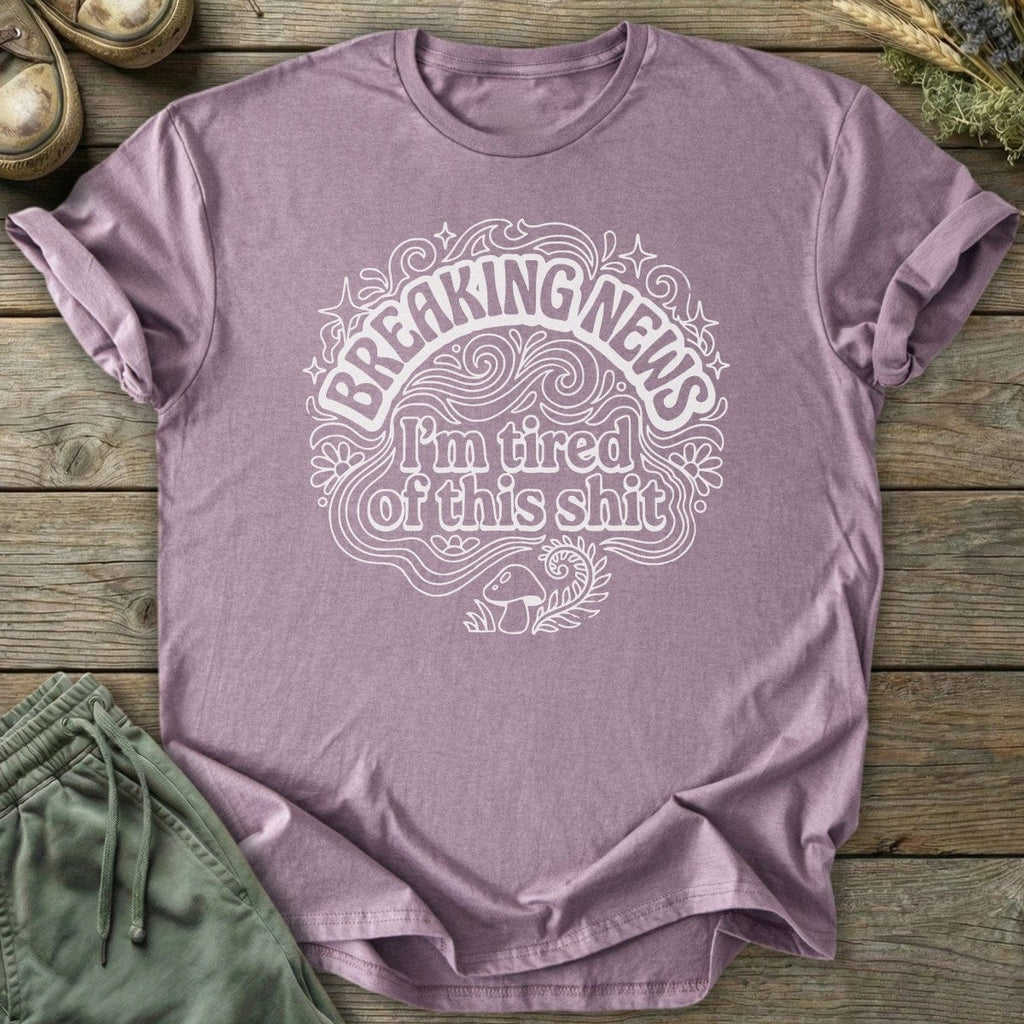 Printify T-Shirt Breaking News T-Shirt
