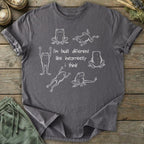 Printify T-Shirt Built Different Frog Collage T-Shirt