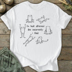 Printify T-Shirt Built Different Frog Collage T-Shirt