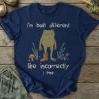 Printify T-Shirt Built Different Frog T-Shirt