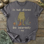 Printify T-Shirt Built Different Frog T-Shirt