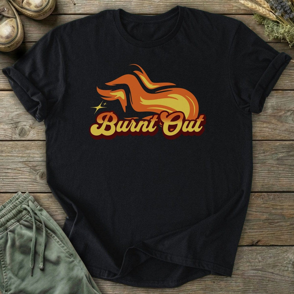 Printify T-Shirt Burnt Out Flame T-Shirt