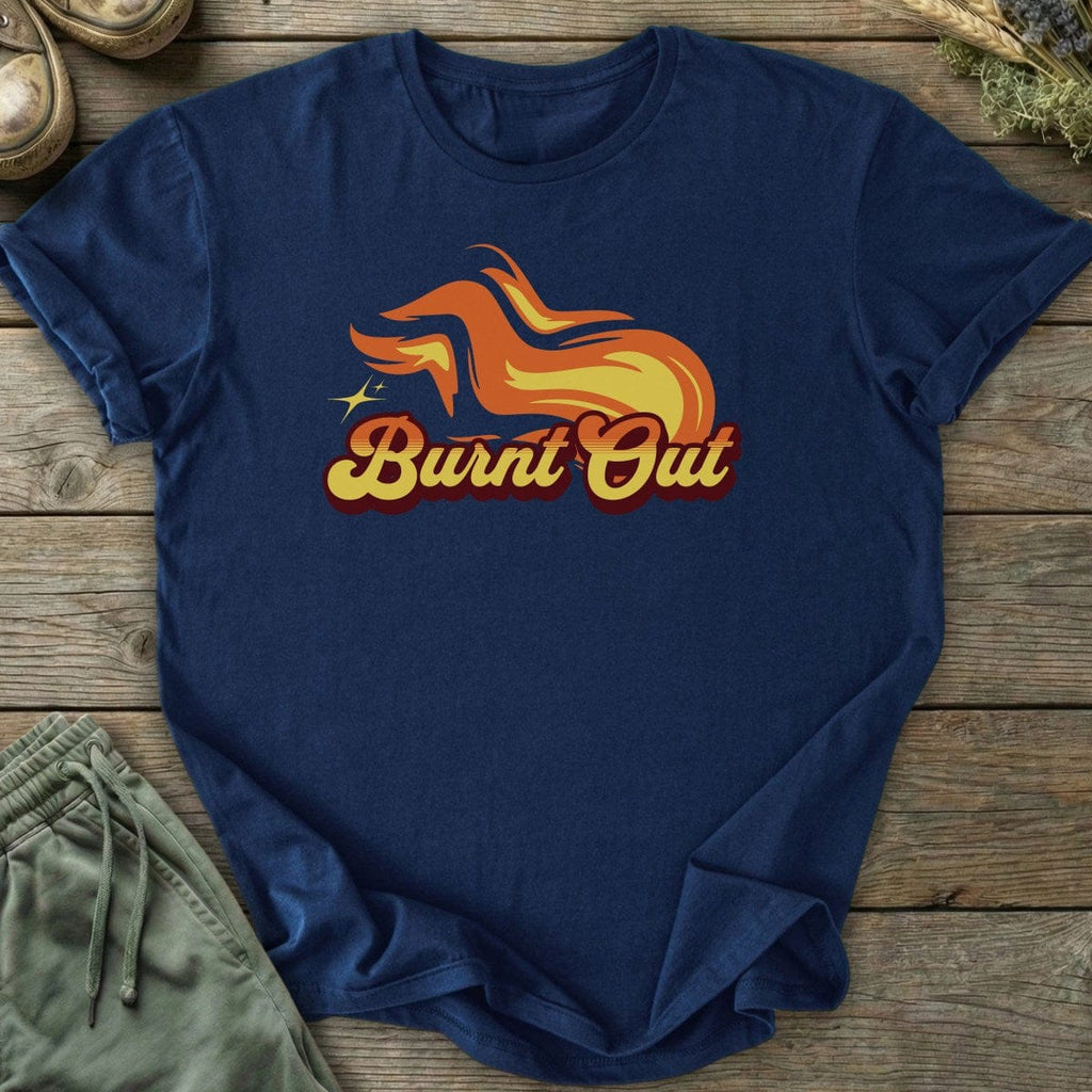 Printify T-Shirt Burnt Out Flame T-Shirt