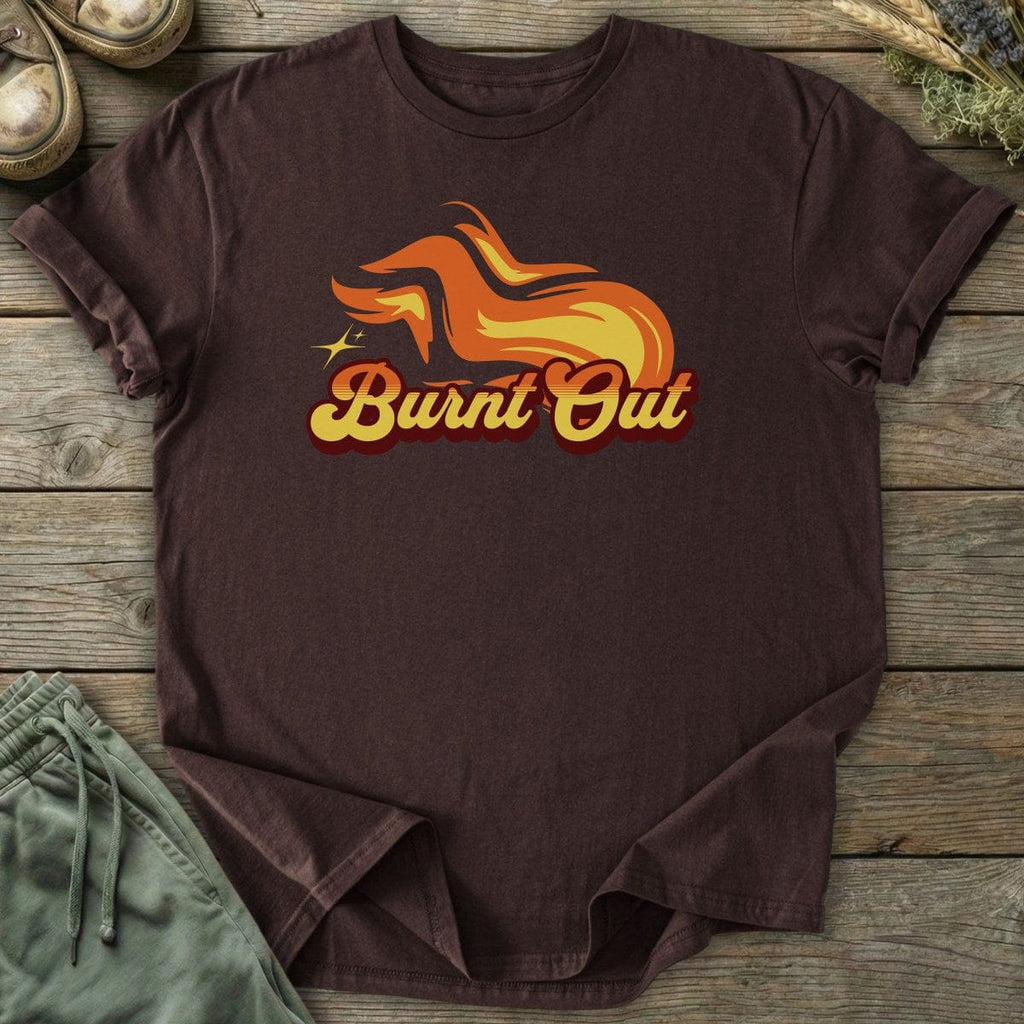 Printify T-Shirt Burnt Out Flame T-Shirt