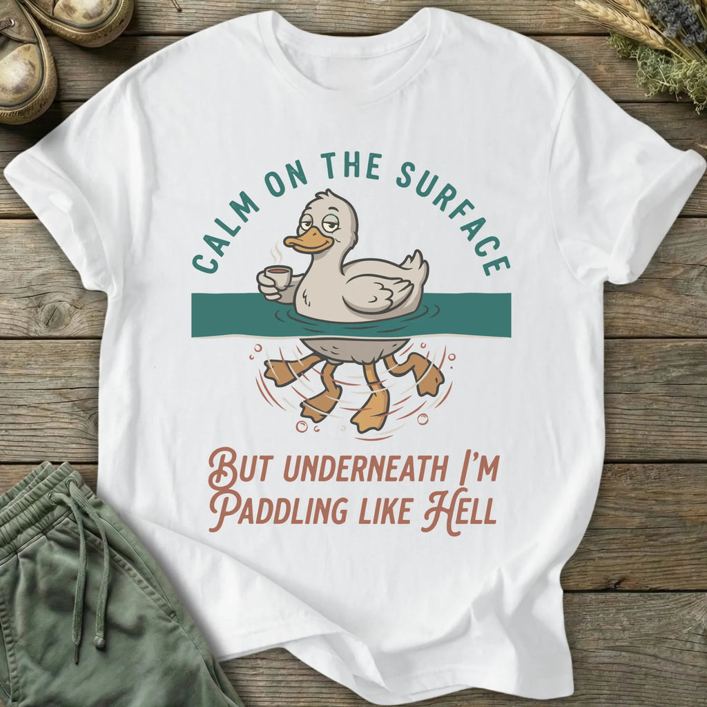 Printify T-Shirt Calm On The Surface T-Shirt
