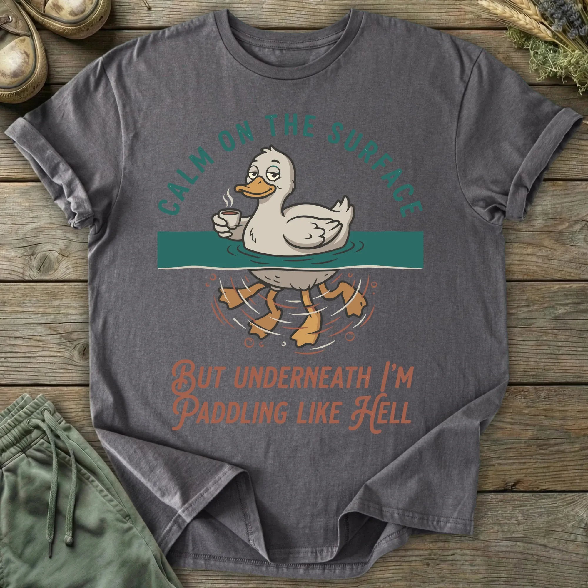 Printify T-Shirt Calm On The Surface T-Shirt