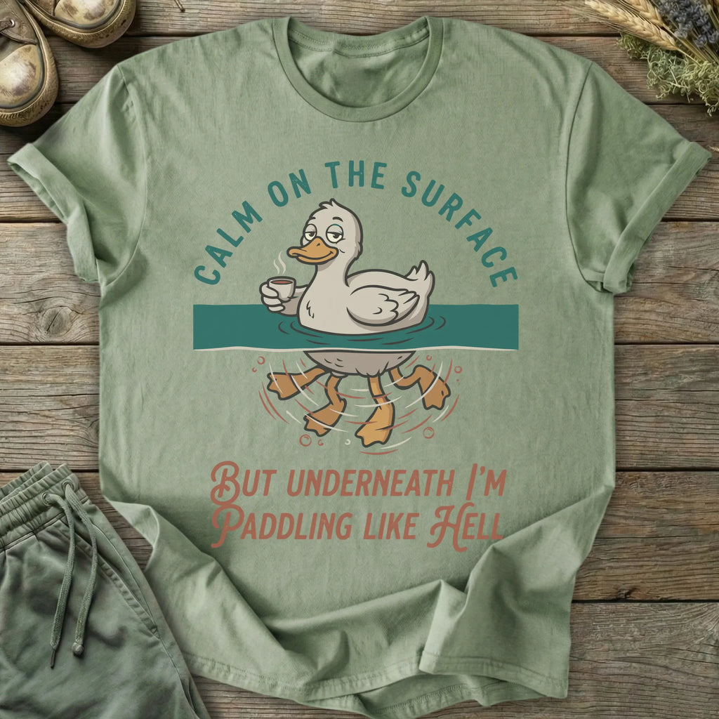 Printify T-Shirt Calm On The Surface T-Shirt