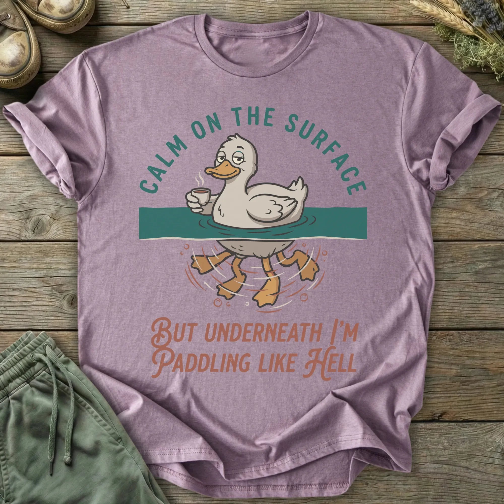 Printify T-Shirt Calm On The Surface T-Shirt