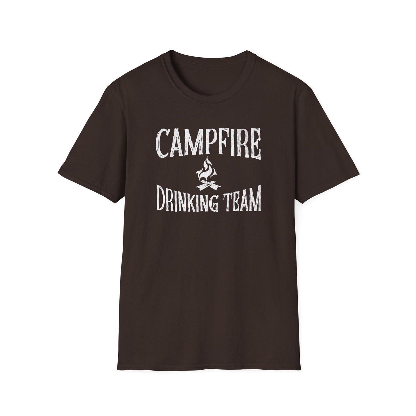 Printify T-Shirt Campfire Drinking Team T-Shirt