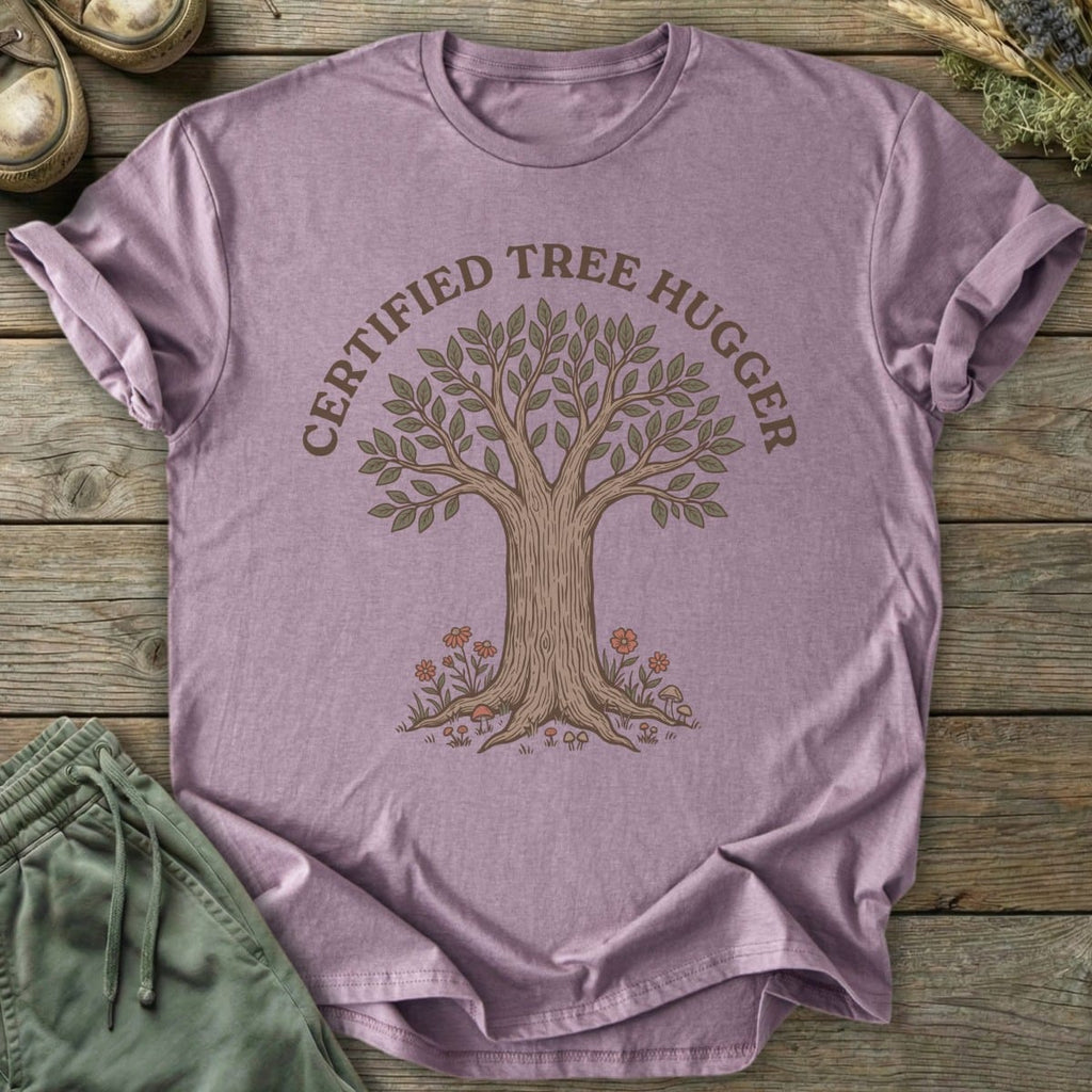 Printify T-Shirt Certified Tree Hugger T-Shirt