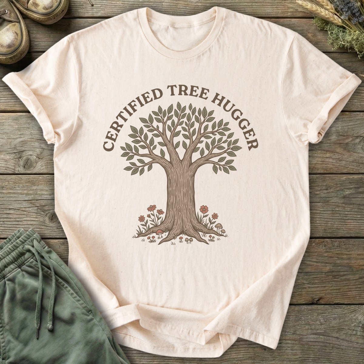 Certified Tree Hugger T-Shirt – Stepping Green