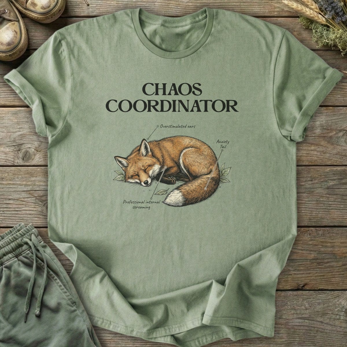 Printify T-Shirt Chaos Coordinator T-Shirt
