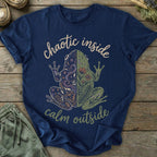 Printify T-Shirt Chaotic Inside Calm Outside T-Shirt