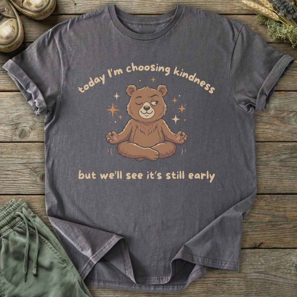 Printify T-Shirt Choosing Kindness Bear T-Shirt