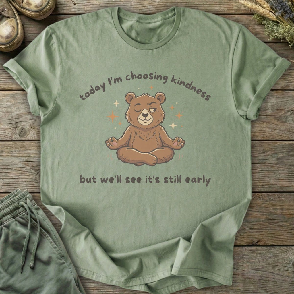 Printify T-Shirt Choosing Kindness Bear T-Shirt