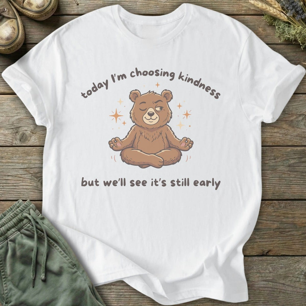 Printify T-Shirt Choosing Kindness Bear T-Shirt