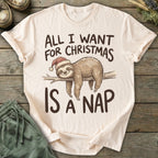 Printify T-Shirt Christmas Nap T-Shirt