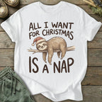 Printify T-Shirt Christmas Nap T-Shirt