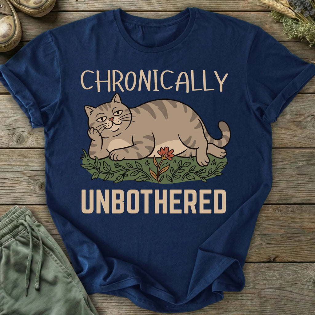 Printify T-Shirt Chronically Unbothered T-Shirt