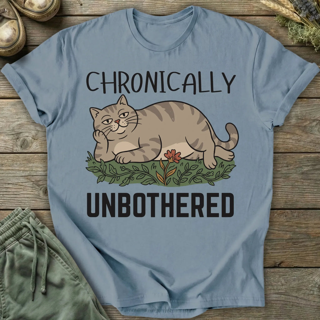 Printify T-Shirt Chronically Unbothered T-Shirt
