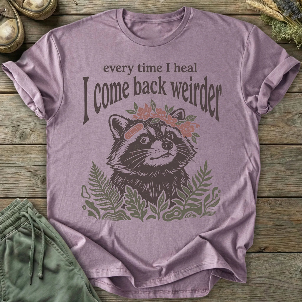 Printify T-Shirt Come Back Weirder T-Shirt
