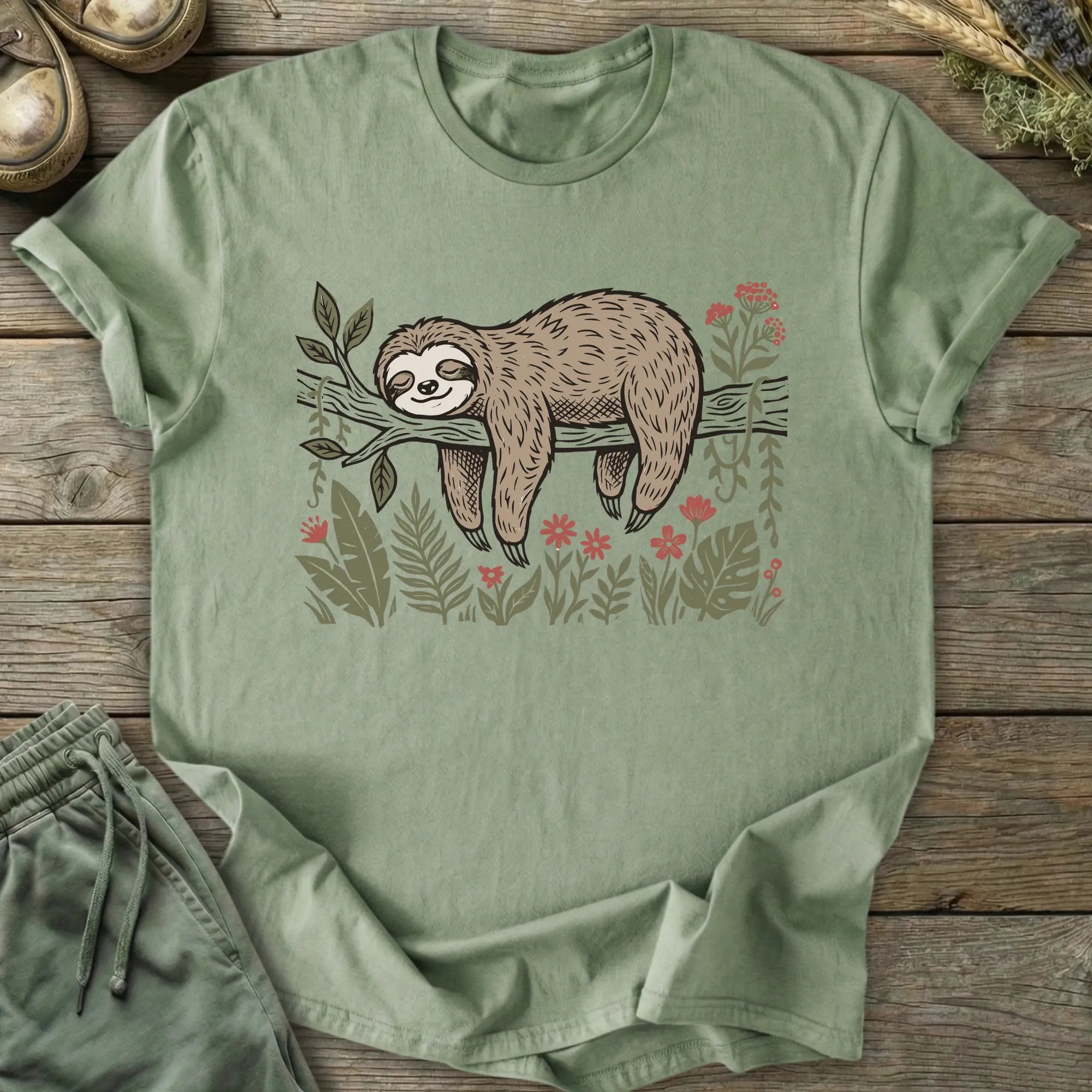 Printify T-Shirt Committed To Rest T-Shirt