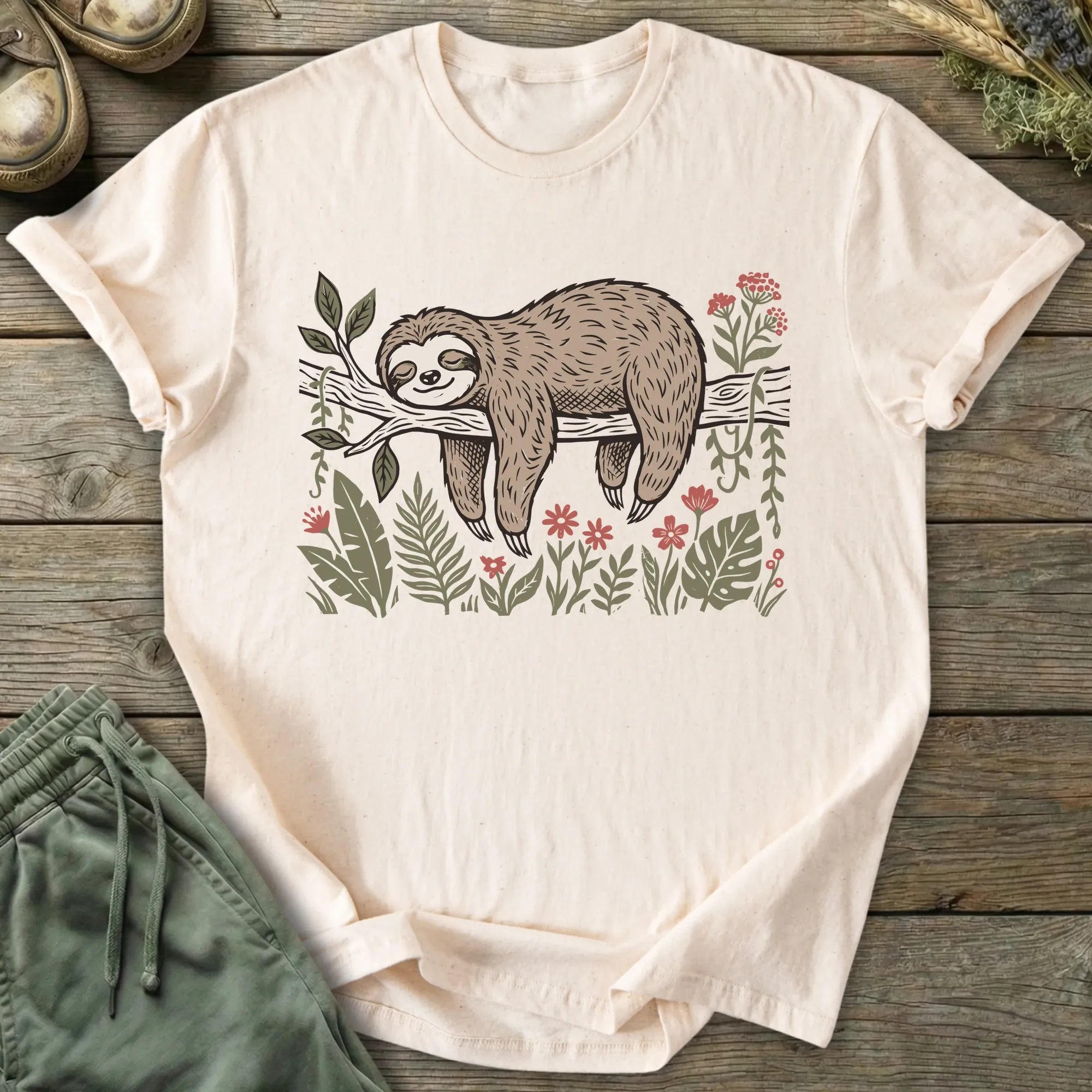 Printify T-Shirt Committed To Rest T-Shirt