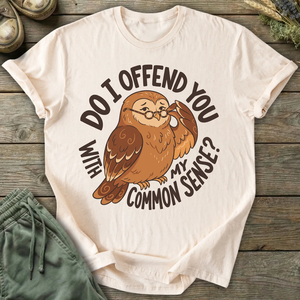 Printify T-Shirt Common Sense T-Shirt