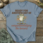 Printify T-Shirt Compartmentalizing Frog T-Shirt