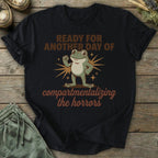 Printify T-Shirt Compartmentalizing Frog T-Shirt