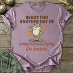 Printify T-Shirt Compartmentalizing Frog T-Shirt