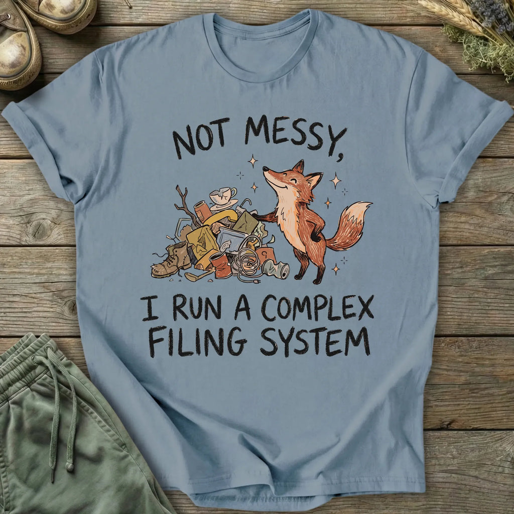 Printify T-Shirt Complex Filing System T-Shirt