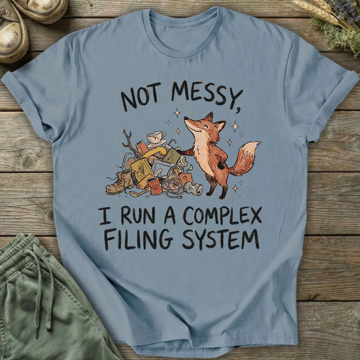 Printify T-Shirt Complex Filing System T-Shirt