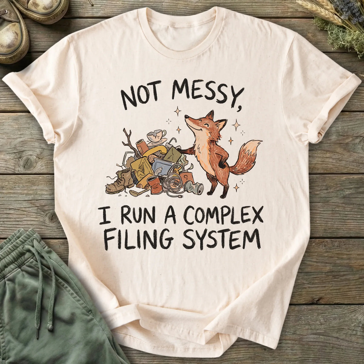 Printify T-Shirt Complex Filing System T-Shirt